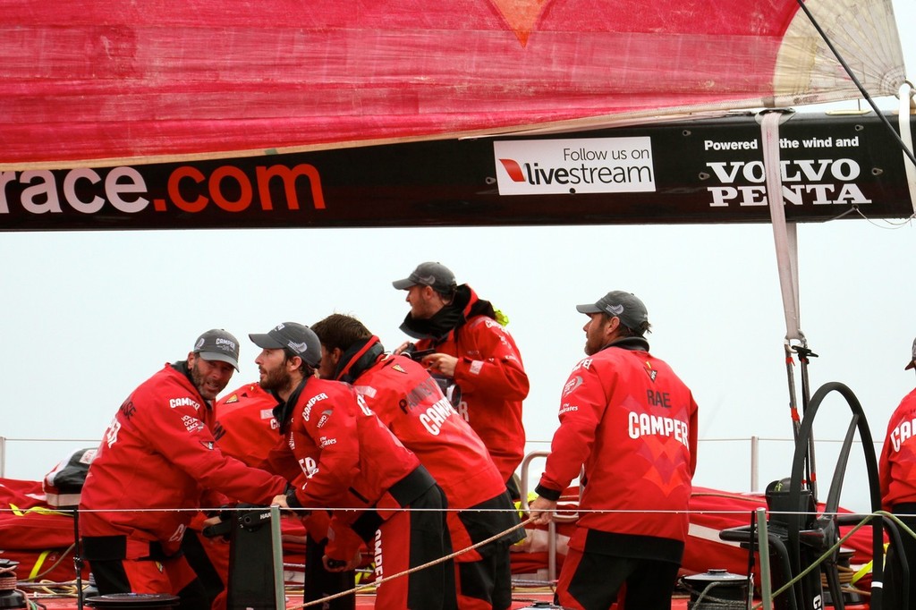 Volvo Ocean Race, Leg 4 Finish - Camper © Richard Gladwell www.photosport.co.nz